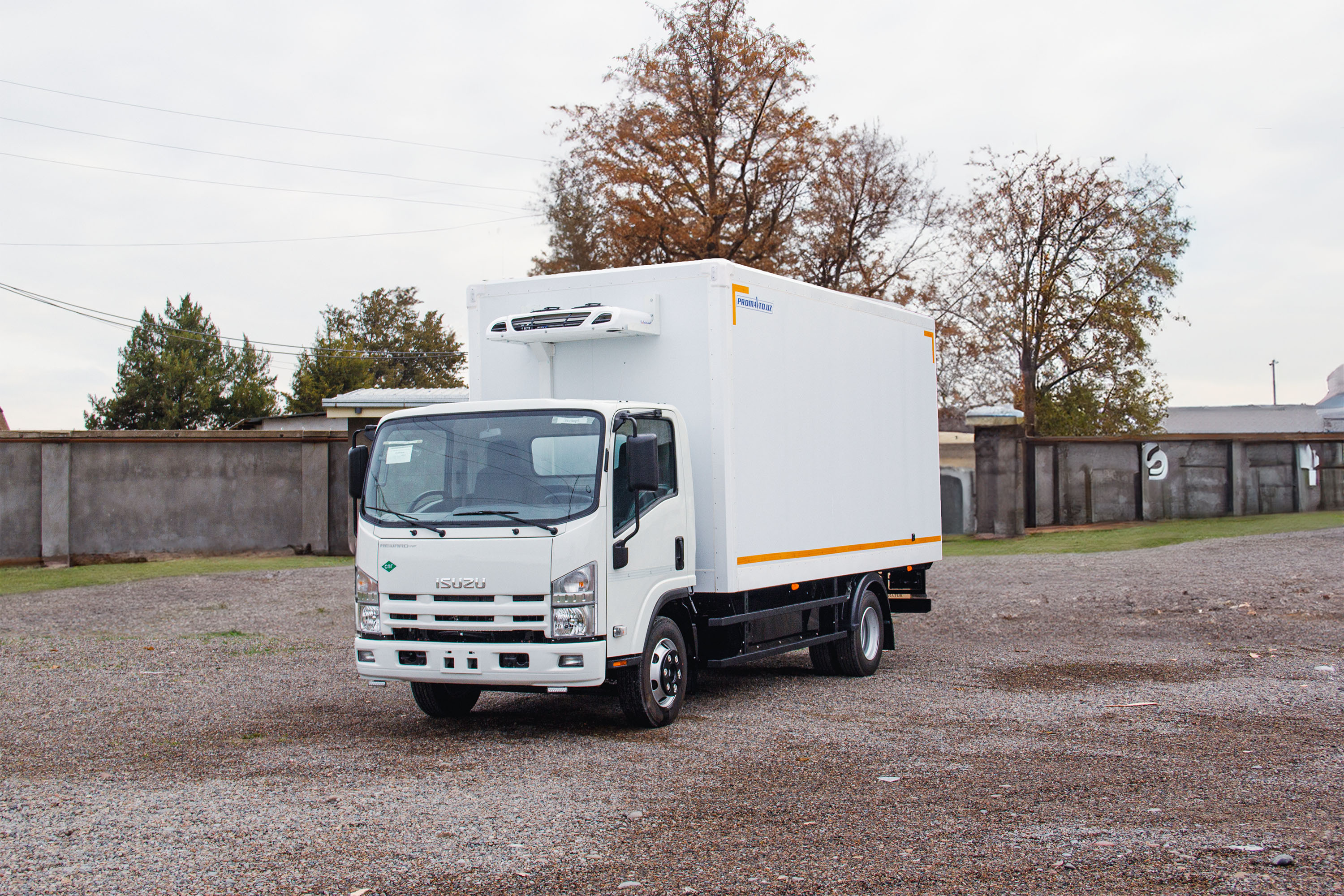 Рефрижераторный КУЗОВ-ФУРГОН (±18°C) ISUZU NPR 82L CNG